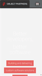 Mobile Screenshot of objectpartners.com